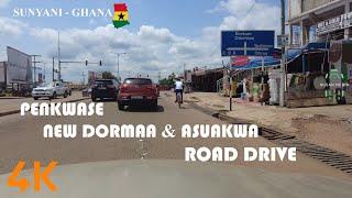 Penkwase New Dormaa Asuakwa Drive in Sunyani Ghana 4K