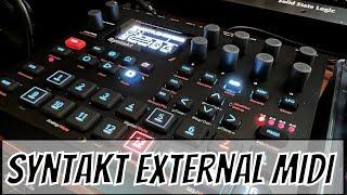 Elektron Syntakt Tutorial // Sequencing External MIDI feat. Moog Minitaur