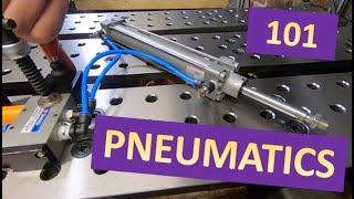 Pneumatics 101 - Cylinders, Valves, Fittings, Tubing - Demonstrations