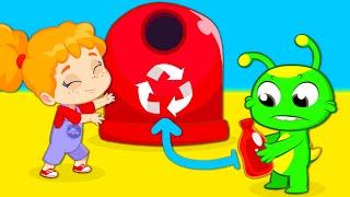 Nouvel épisode | Groovy Le Martien éducatifs cartoon vidéos | Easy recyclage pour les enfants