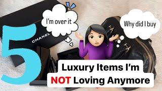 5 Luxury Items I DON’t Love Anymore⁉️