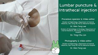 Lumbar puncture & Intrathecal injection; ft. Dr. Ying-Chu Lin [4K60p]