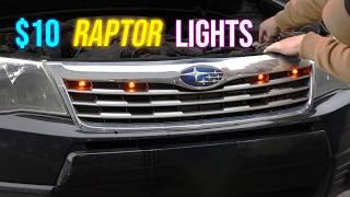 $10 RAPTOR Grill LIGHTS | Cheap & Easy