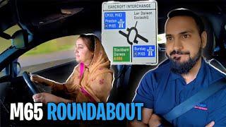 M65 Roundabout Can you spot the mistake?  | Urdu & Hindi Driving Lesson