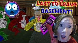 Last to Leave BASEMENT MAP WINS!! (i used mods) | Gorilla Tag LTL