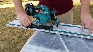 World's first wet track saw makita cuts granite and Quartz countertops