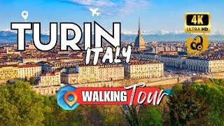 Exploring Turin [Piedmont, Italy ] Walking Tour 4K | Best Things To See [UHD 60fps]