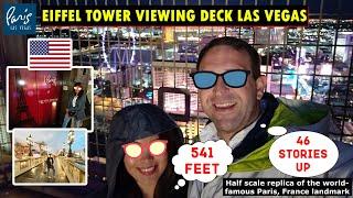 LAS VEGAS VLOG  Eiffel Tower Experience Las Vegas + City Night View + Walking tour @indaynamo