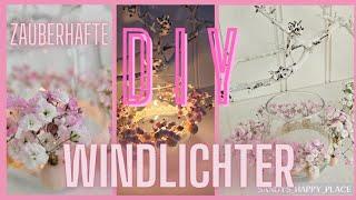 DIY | IKEA HACK | zauberhafte Windlichter mit Schleierkraut  | einfach und schnell 