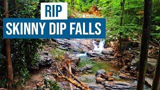 RIP Skinny Dip Falls - Footage from after the flooding