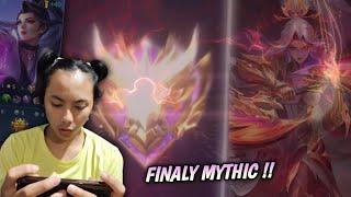 Detik - detik Naik Mythic Pake Hero HANABI Auto di Kasih Menang Pak Moonton || Mobile legends