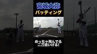 オリックス宮城大弥の打撃…普通にクリーンナップレベル。