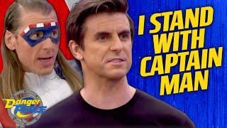 French Hero Takes Over The Man's Nest! 'Captain Man Strikes Out' | Danger Force