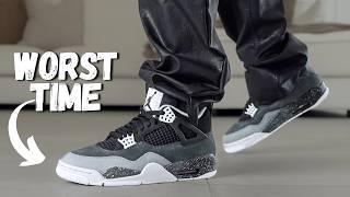 Jordan 4 Fear Review & On Foot