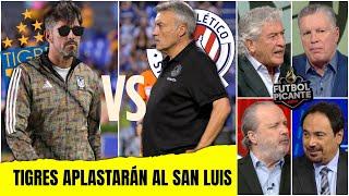 TIGRES le va a dar CON TODO al SAN LUIS en la IDA de la LIGUILLA de LIGA MX | Futbol Picante