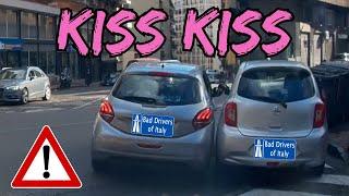 BAD DRIVERS OF ITALY dashcam compilation 1.23 - KISS KISS