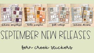 September Kit Release | Fern Creek Stickers