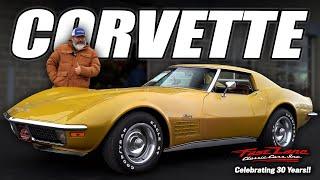 1971 War Bonnet Yellow Chrome Bumper Corvette! - For Sale at Fast Lane Classic Cars!