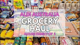 Aussie Family of 5 | Grocery Haul | Aldi Australia July 2024