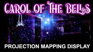 Carol of The Bells Christmas House Projection Mapping Live Display