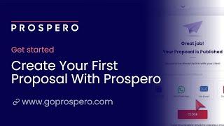 How To Create a Business Proposal Using Prospero
