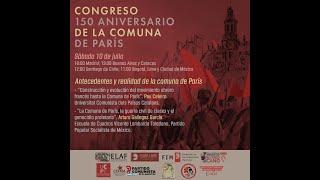 1. Antecedentes y realidad de la Comuna de París. Congreso 150 Aniversario