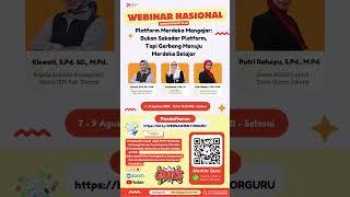 Webinar Nasional 32JP (7-9 Agustus 2024) #webinarnasional #fyp #shorts #viralvideo #gratis #pmm