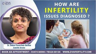 How are infertility issues Diagnosed || ZIVA fertility English || Dr.Suvarchala