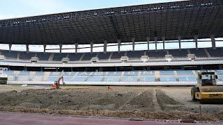 BERKELAS‼️RUMPUT MULAI DITANAM,LAMPU LED TERPASANG,UPDATE STADION PALARAN