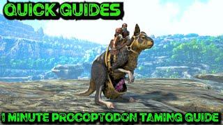 Ark Quick Guides - Procoptodon - The 1 Minute Taming Guide!
