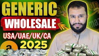 Generic Wholesale USA 2025 | Bilal Ahmad