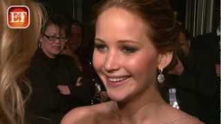 J-Law Swarmed by Family after Oscar Win