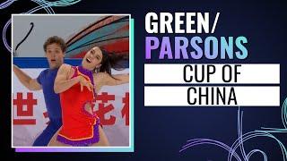 Green / Parsons (USA) | Ice Dance Rhythm Dance | Cup of China 2024 | #GPFigure