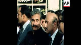 SYND 4 4 78 FUNERAL IN BAGHDAD OF THE PALESTINIAN GUERRILLA FIGHTER WADIE HADDAD