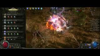 Path of Exile 2 Melee Herald Invoker /w Herald of Ice Disabled +No Bell Boss, T8 Monster Lvl 73 Map