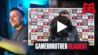 GamerBrother REAGIERT auf LEGENDÄRE FUSSBALL INTERVIEWS 