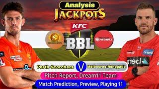 PRS vs MLR BBL 2022 - Marvle Stadium Docklands Pitch Report | Match Prediction | Perth vs Melbourne