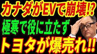 【海外の反応】カナダでEV終了⁉寒すぎるカナダにおけるEVの生々しい現状とは・・・