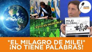 FEINMANN FILTRÓ LA ENCUESTA MUNDIAL DE MILEI QUE ES UN MILAGRO ARGENTINO: "ESTO ES IMPRESIONANTE"