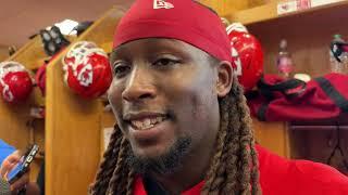 INSIDE THE LOCKER ROOM: Kareem Hunt Preparing to Face Saints on Monday Night