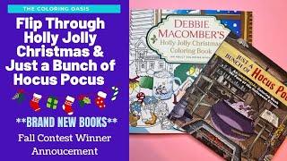 Debbie Macomber’s Holly Jolly Christmas Flip Through | Hocus Pocus Book Find | Fall Contest Winner