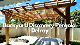 Building the Backyard Discovery Pergola - Delray Model for my first time 