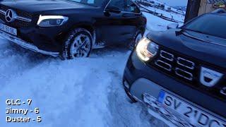 Mercedes GLC Coupe meets Dacia Duster in 2022 Snow Off Road