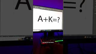 AK Logo #shortsvideo #shortvideo #youtubeshorts #logo #logoprocess #bts #trending #reelit #short #ak