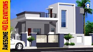 Most beautiful 40 Single floor front elevation designs | simple house designs