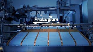 ProLogium First Giga-level Lithium Ceramic Battery Demonstration Line Video