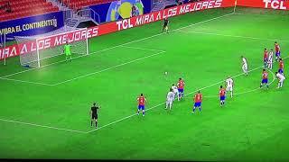 Gol de penal de Miguel Almiron Chile vs Paraguay