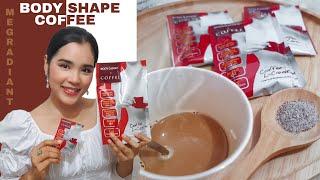 "เมื่อคอกาแฟอยากจะผอม" รีวิวกาแฟลดน้ำหนัก Body Shape Coffee ดื่มวันละซองก็หุ่นดีได้ | Megradiant