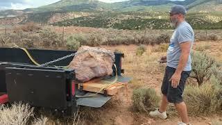 How to move boulders with Haulit Workhorse Trailer