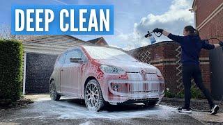 Deep Cleaning a Dirty Volkswagen Up | First Wash in 6 Months